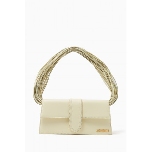 Jacquemus - Le Bambino Strand Strap Flap Bag in Leather Neutral