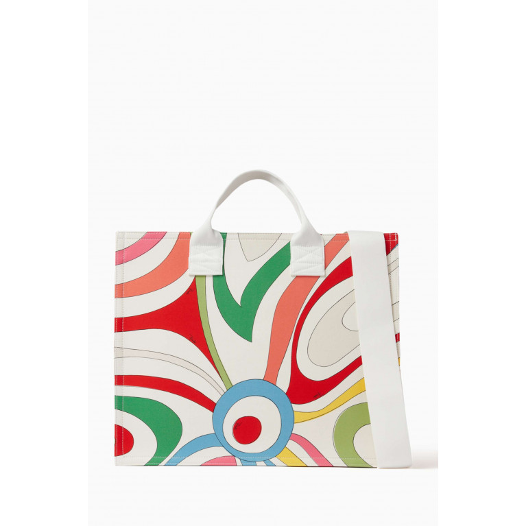 Emilio Pucci - Marmo Print Changing Bag in Cotton