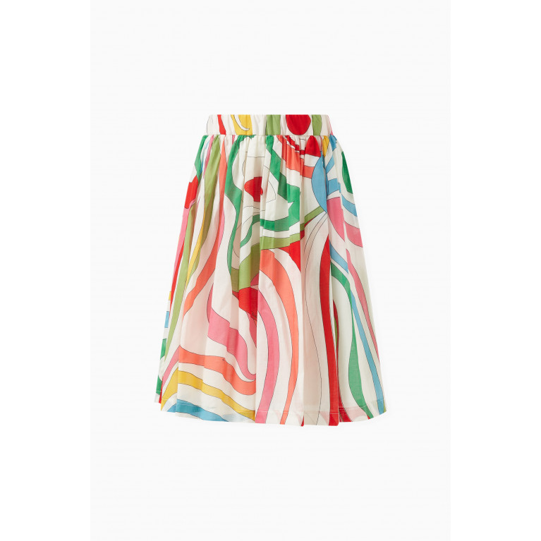 Emilio Pucci - Abstract-print Maxi Skirt in Viscose
