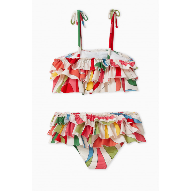 Emilio Pucci - Ruffled Two-piece Bikini Set