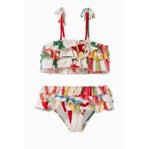 Emilio Pucci - Ruffled Two-piece Bikini Set