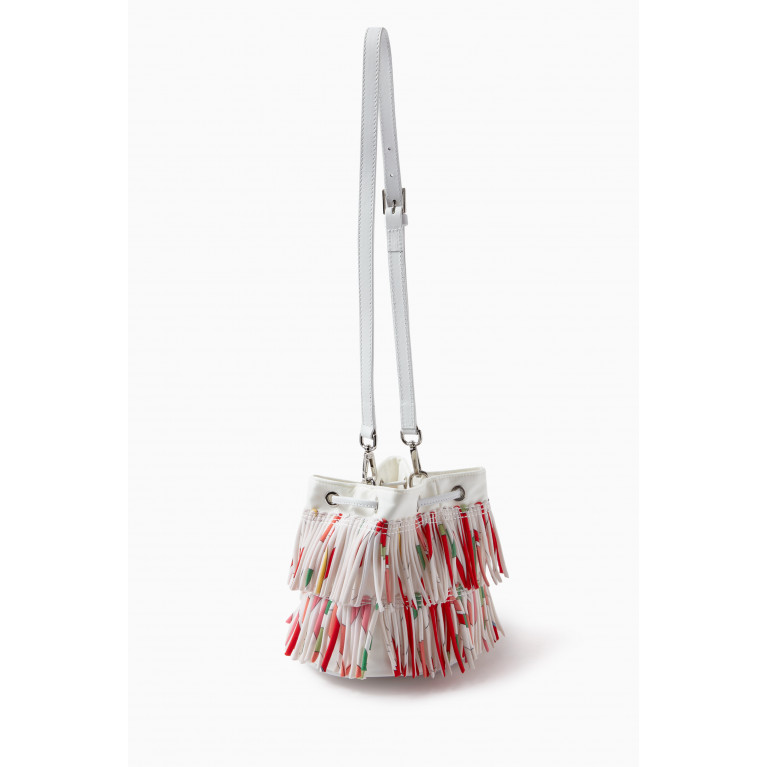 Emilio Pucci - Fringed Abstract-print Shoulder Bag