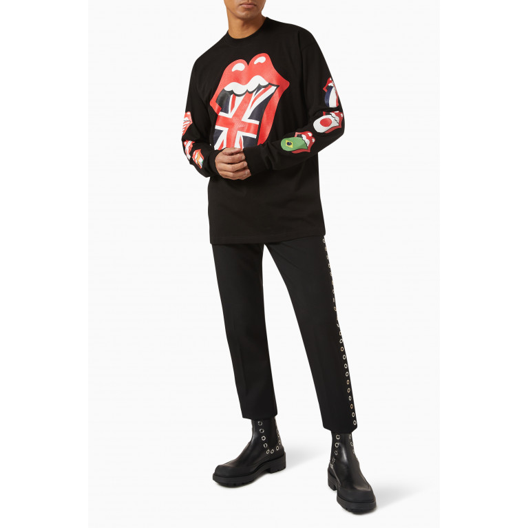 Market - Rolling Stones World Flag Long-sleeve in Cotton
