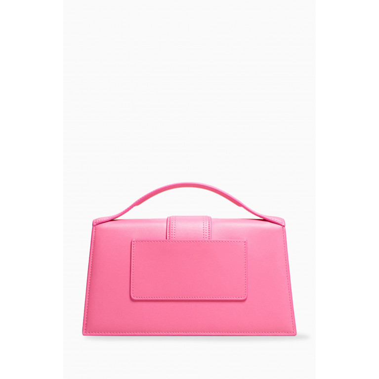 Jacquemus - Le Grand Bambino Tote Bag in Leather Pink