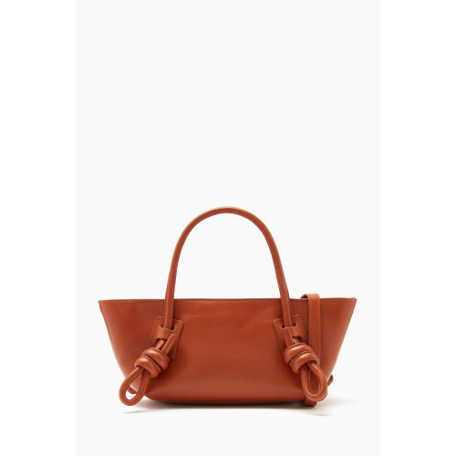 Hereu - Fleca Mini Baguette Bag in Leather