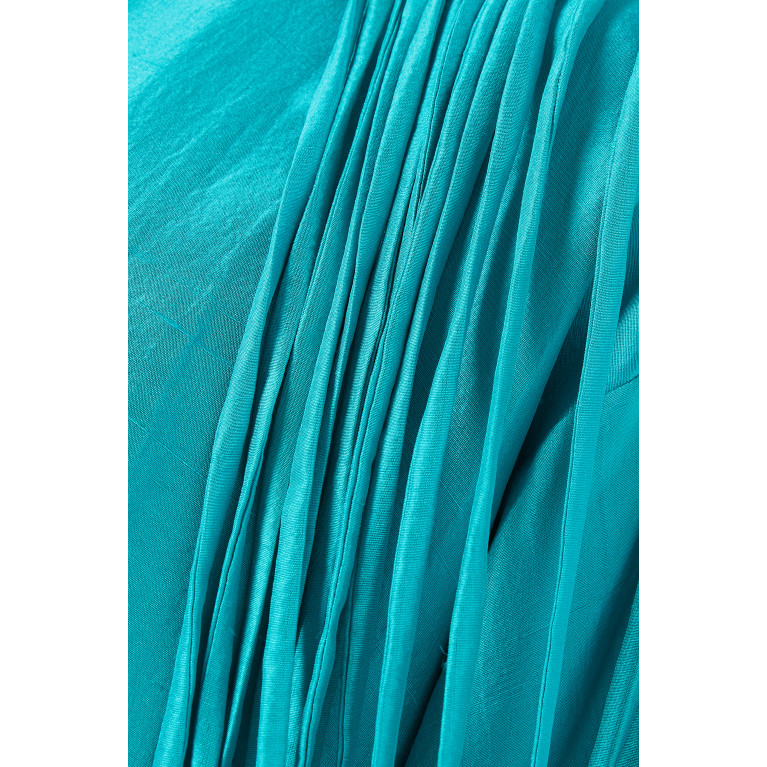 Twinkle Hanspal - Selma Midi Dress in Pure Silk Blue