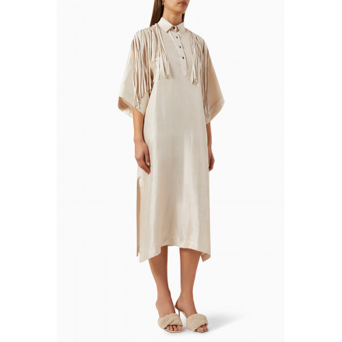 Twinkle Hanspal - Selma Dress in Pure Silk White