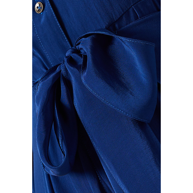 Twinkle Hanspal - Kim Jumpsuit in Crepe Blue