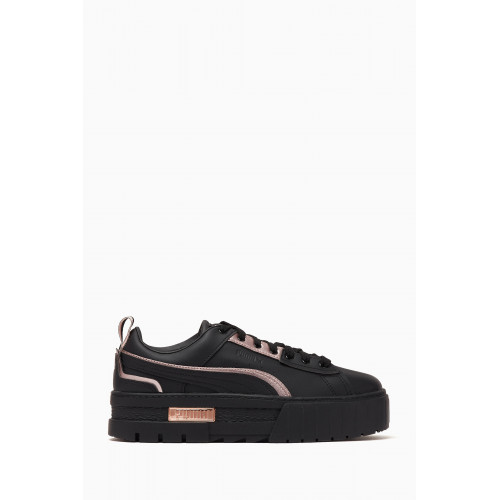 Puma - Mayze Stack Metallic Sneakers in Leather