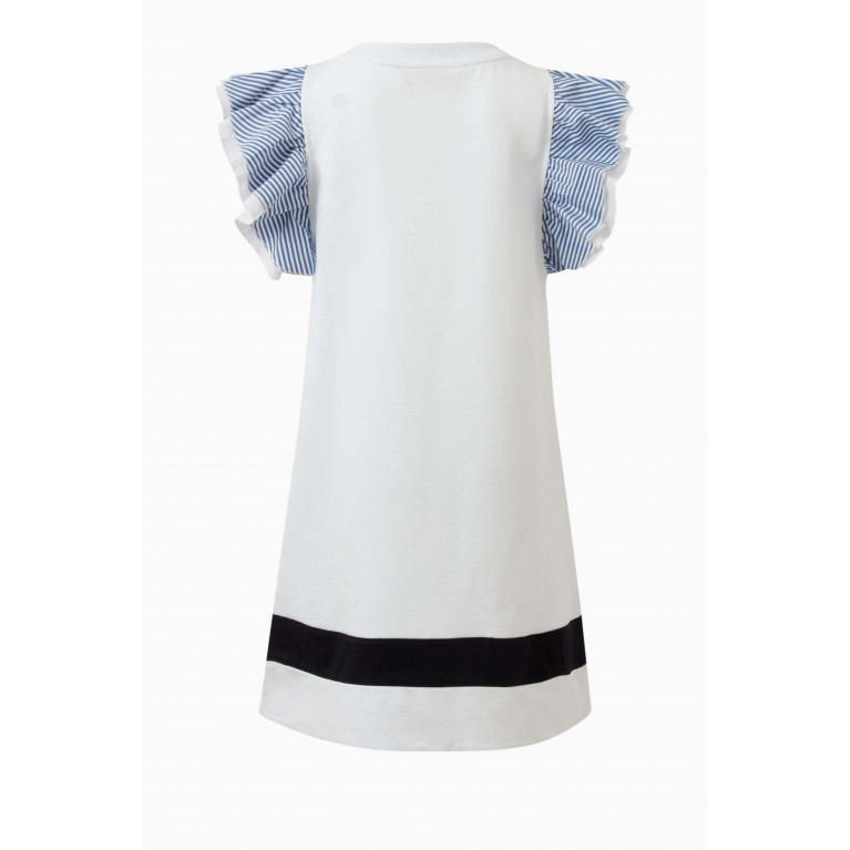 Monnalisa - Frilled Sleeve Dress in Cotton