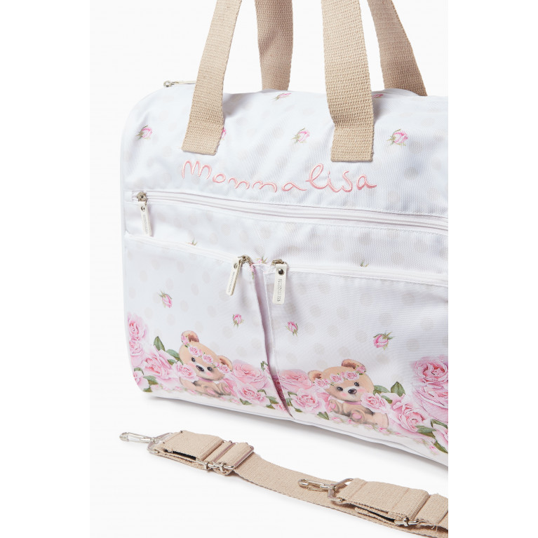 Monnalisa - Floral Ottoman Changing Bag in Jersey