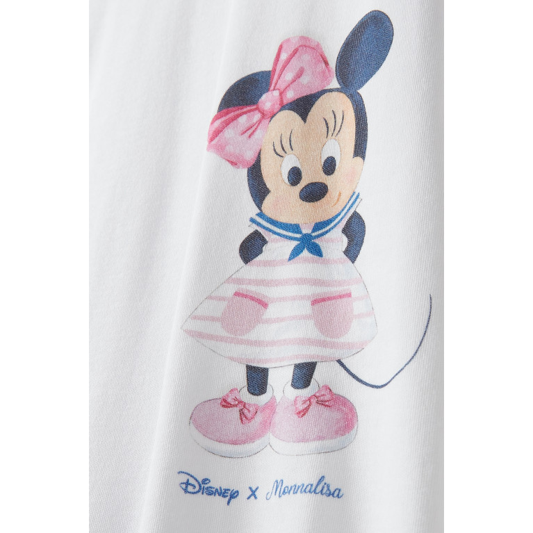 Monnalisa - x Disney Minnie Playsuit in Cotton Interlock