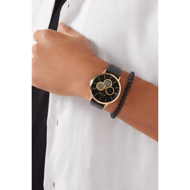 Armani - Cayde Quartz Watch & Bracelet Set, 42mm