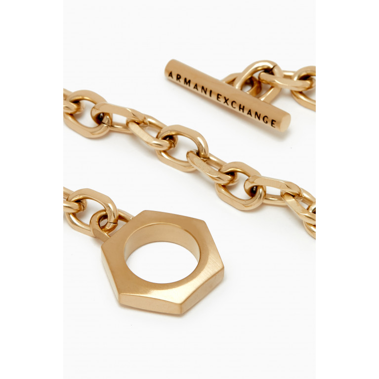 Armani - Logo AX Bracelet in Stainless Steel