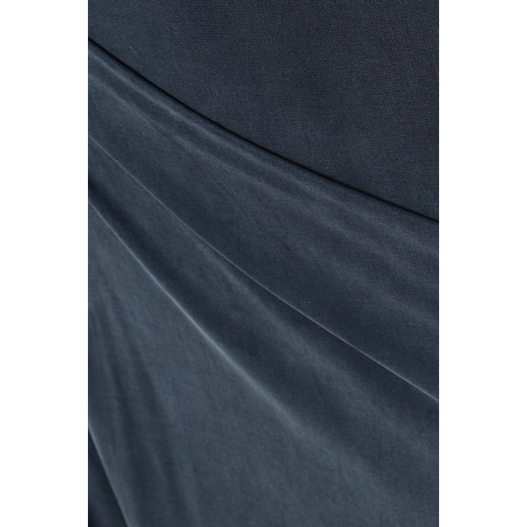 Jacquemus - La Jupe Espelho Midi Skirt in Cupro Blue