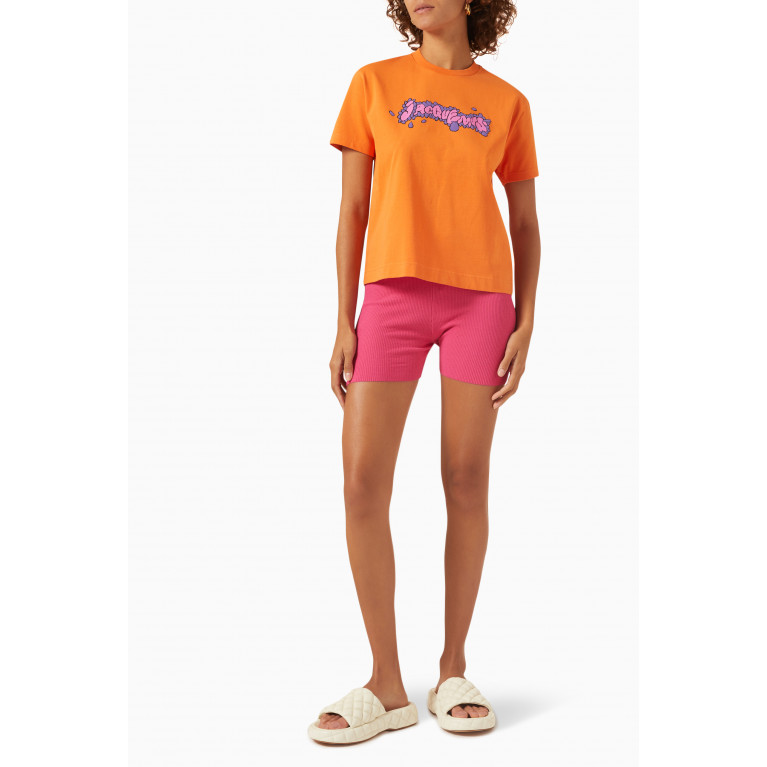 Jacquemus - Le T-shirt Desenho in Cotton Orange