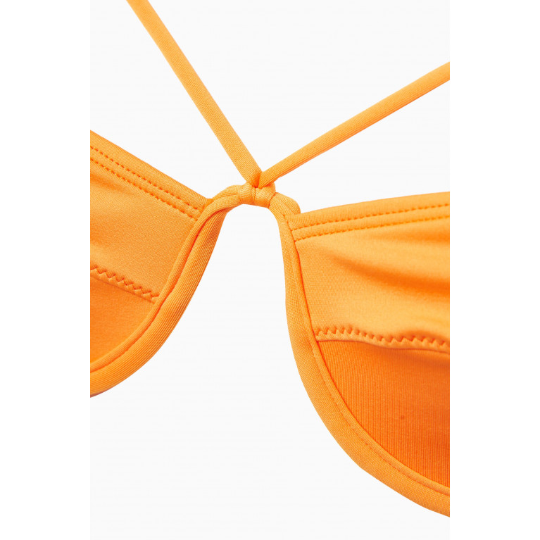Jacquemus - Le Haut de Maillot Signature Bikini Bra Orange