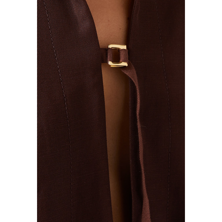 Jacquemus - La Veste Amaro Jacket in Viscose-blend Brown