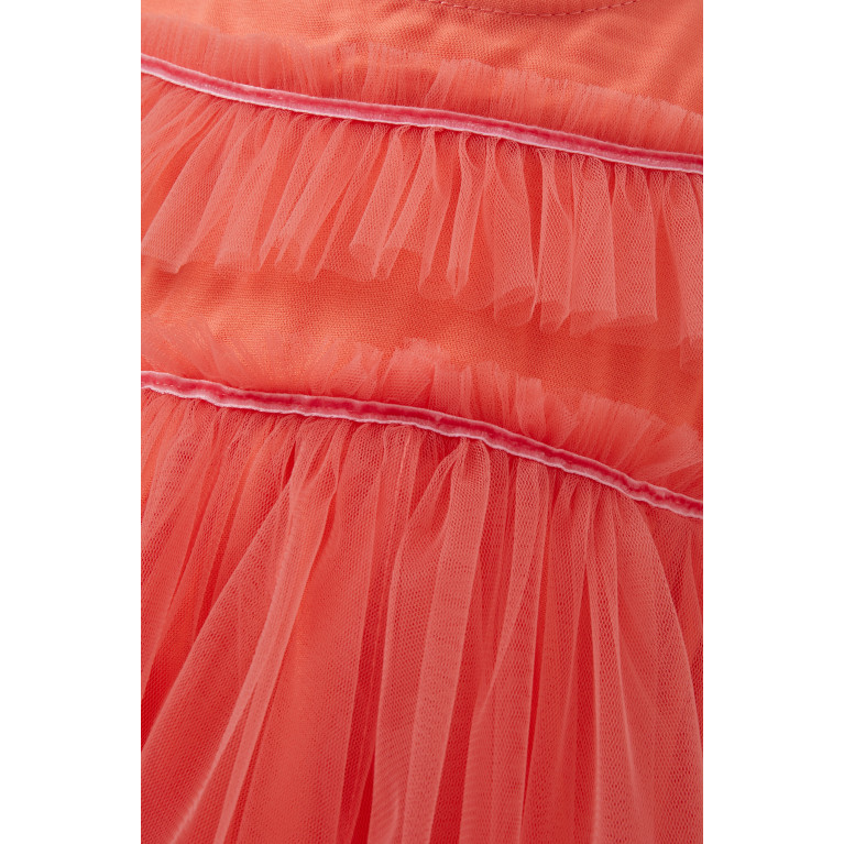 Raspberry Plum - Sunshine Two-tiered Dress in Polyester