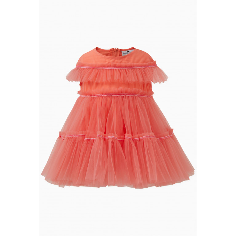 Raspberry Plum - Sunshine Two-tiered Dress in Polyester