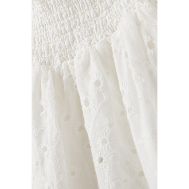 Miniclasix - Eyelet Lace Dress & Panty Set in Cotton