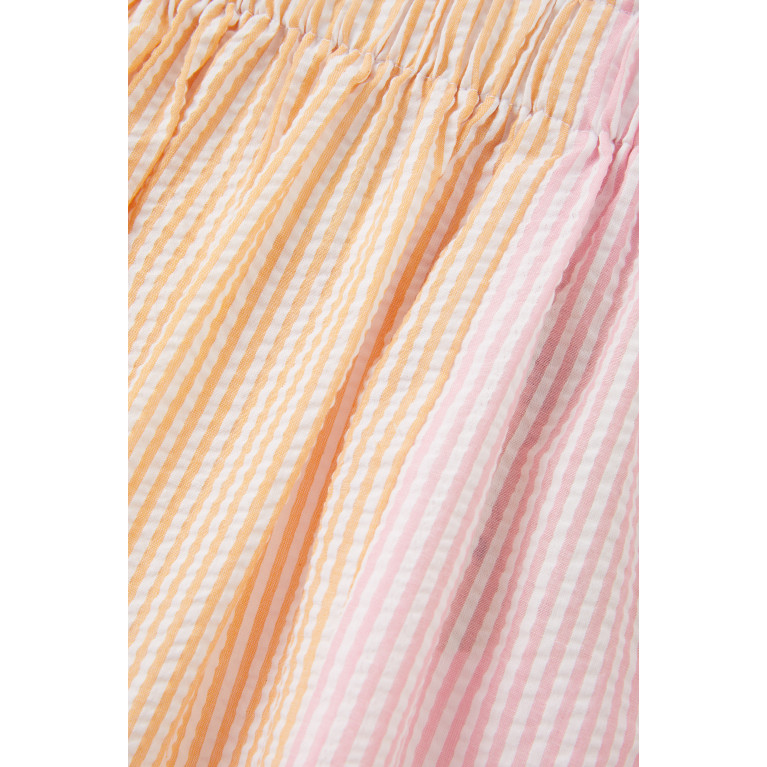 Wauw Capow - Striped Rosemary Skirt in Cotton