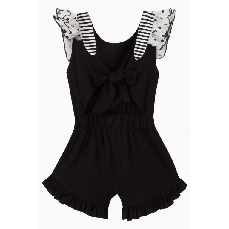 Wauw Capow - Frilled Mexico Playsuit in Rayon