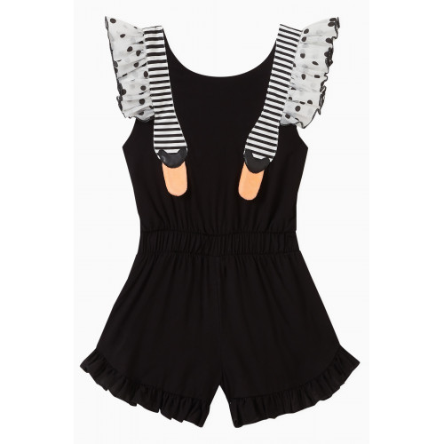 Wauw Capow - Frilled Mexico Playsuit in Rayon