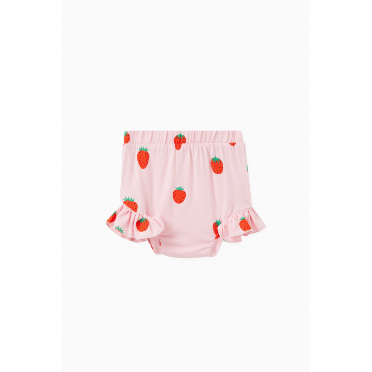 Wauw Capow - Wauw Capow - Dada Strawberry Print Bloomers in Cotton Blend