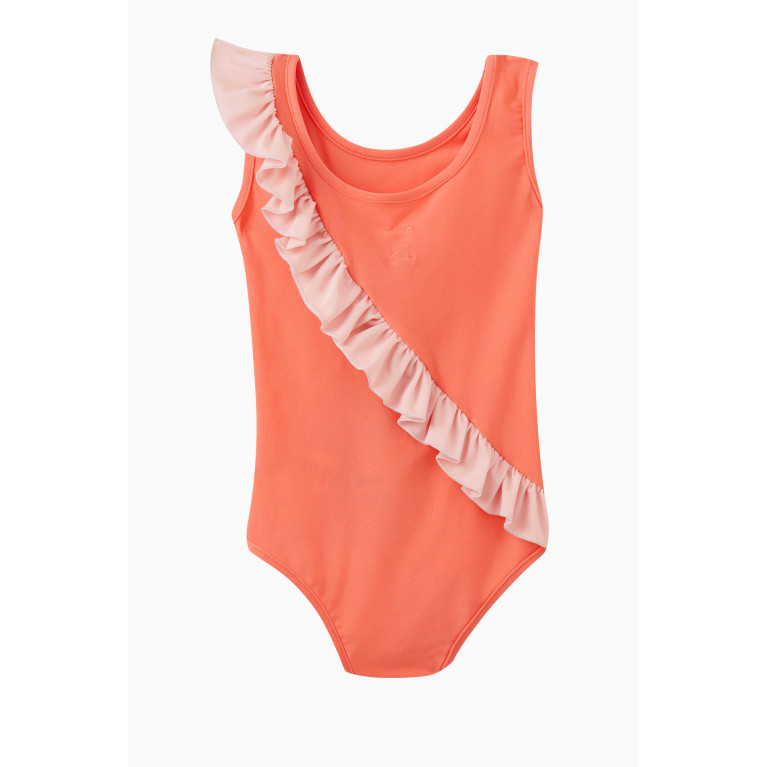 Wauw Capow - India Coral Swimsuit in Polyamide Blend