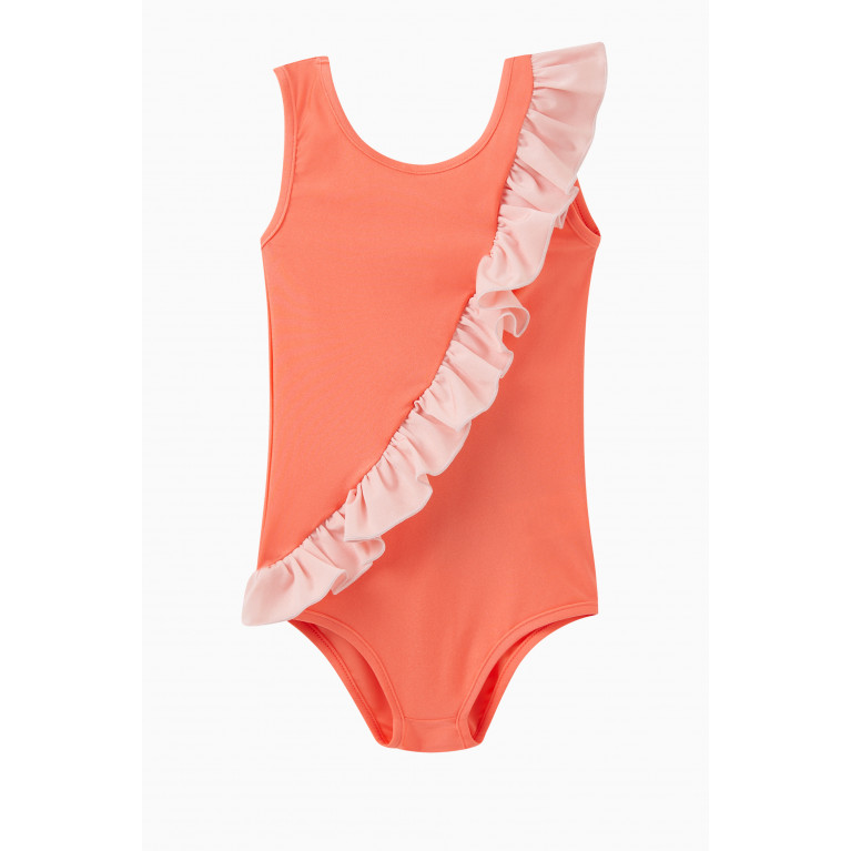 Wauw Capow - India Coral Swimsuit in Polyamide Blend