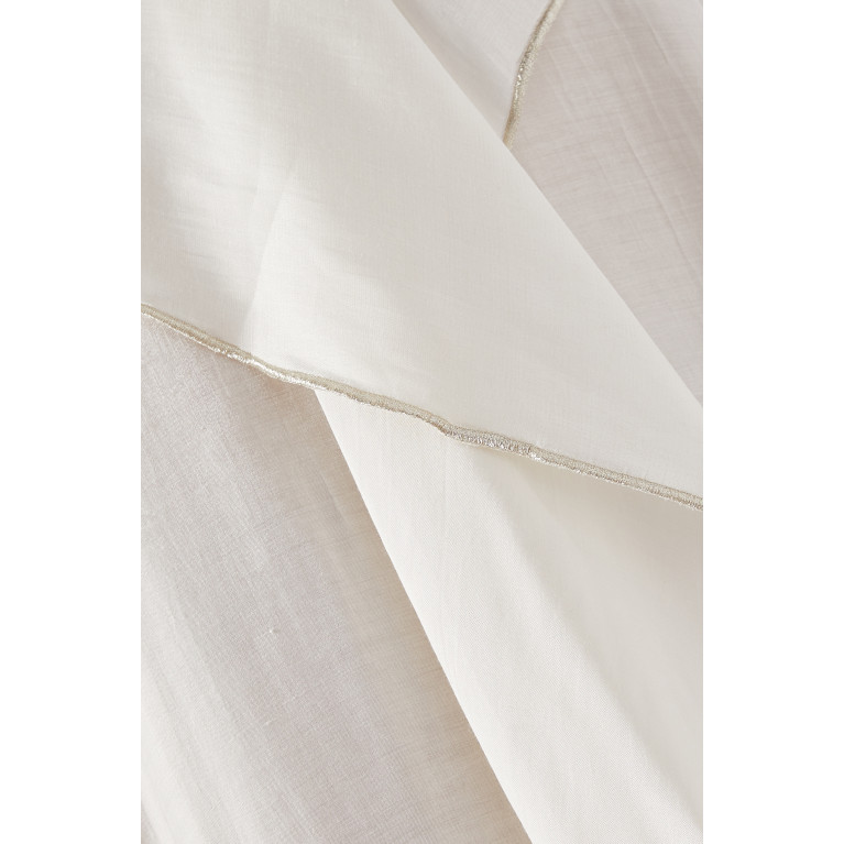 BYK by Beyanki - Ruffle Midi Dress White