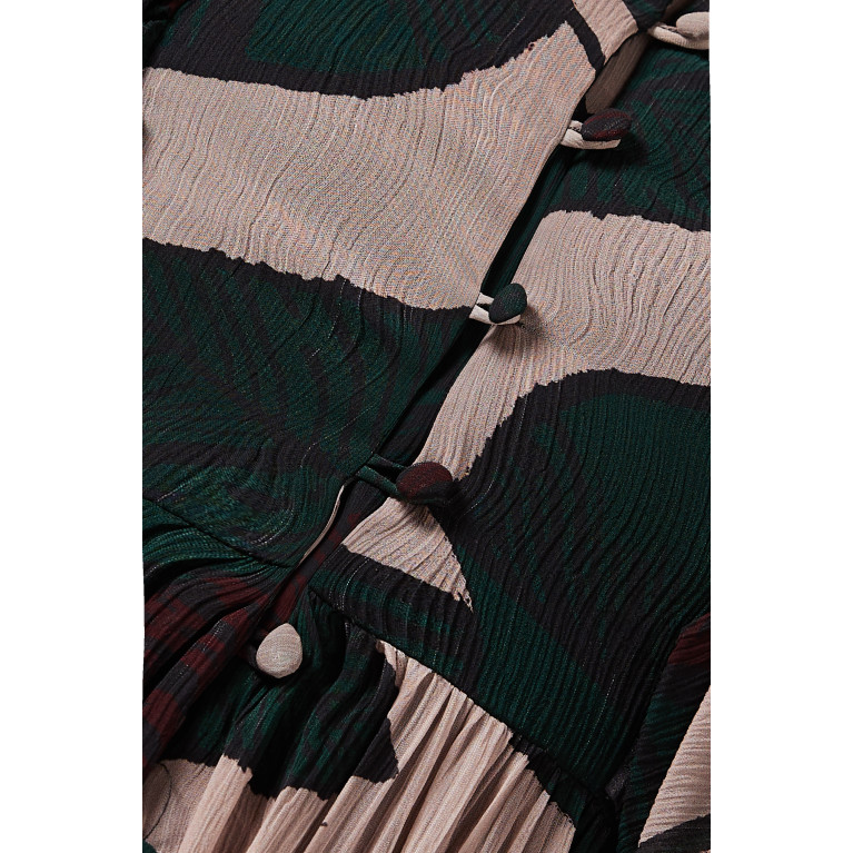 KoAi - Floral-print Maxi Dress in Chiffon