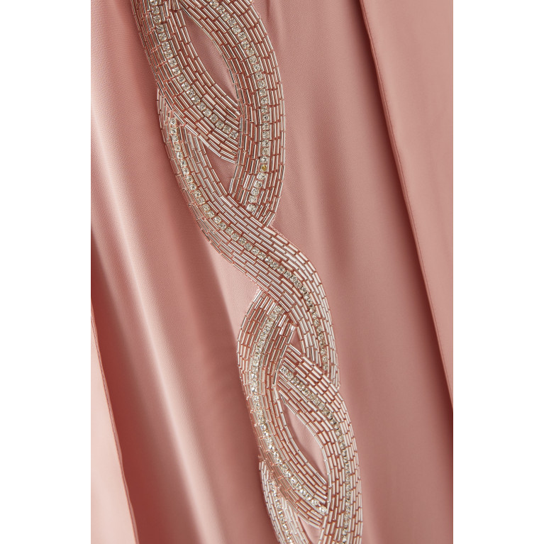 Noor Al Bahrani - Embellished Top & Pants Set in Crepe