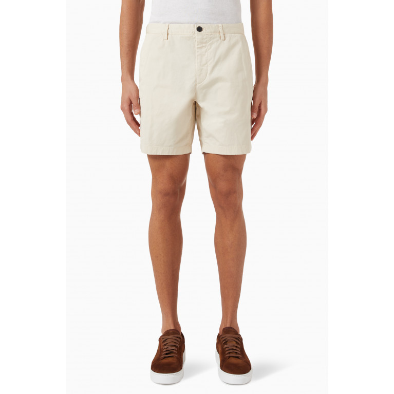 Theory - Zaine 7" Shorts in Organic Cotton Neutral