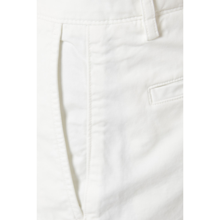 Theory - Zaine 7" Shorts in Organic Cotton White