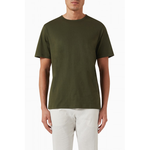 Theory - Precise T-shirt in Cotton Jersey Green