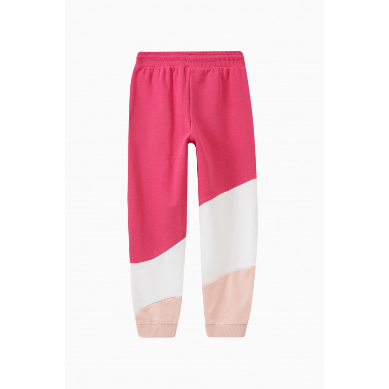 Puma - Colour-block Logo Sweatpants in Cotton-blend