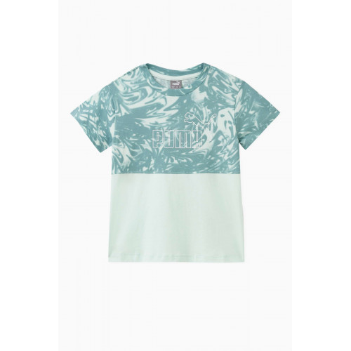 Puma - Abstract Logo-print T-shirt in Cotton