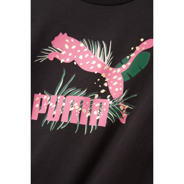 Puma - Jungle Logo T-shirt in Cotton