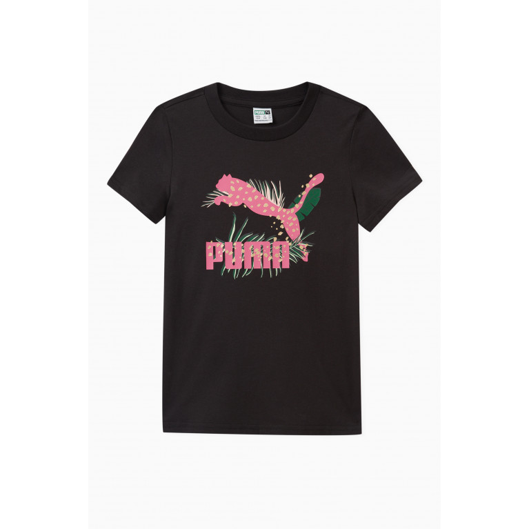 Puma - Jungle Logo T-shirt in Cotton