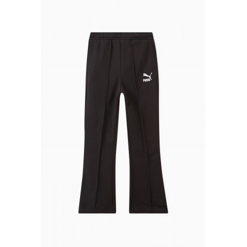 Puma - Flared Logo Pants in Cotton