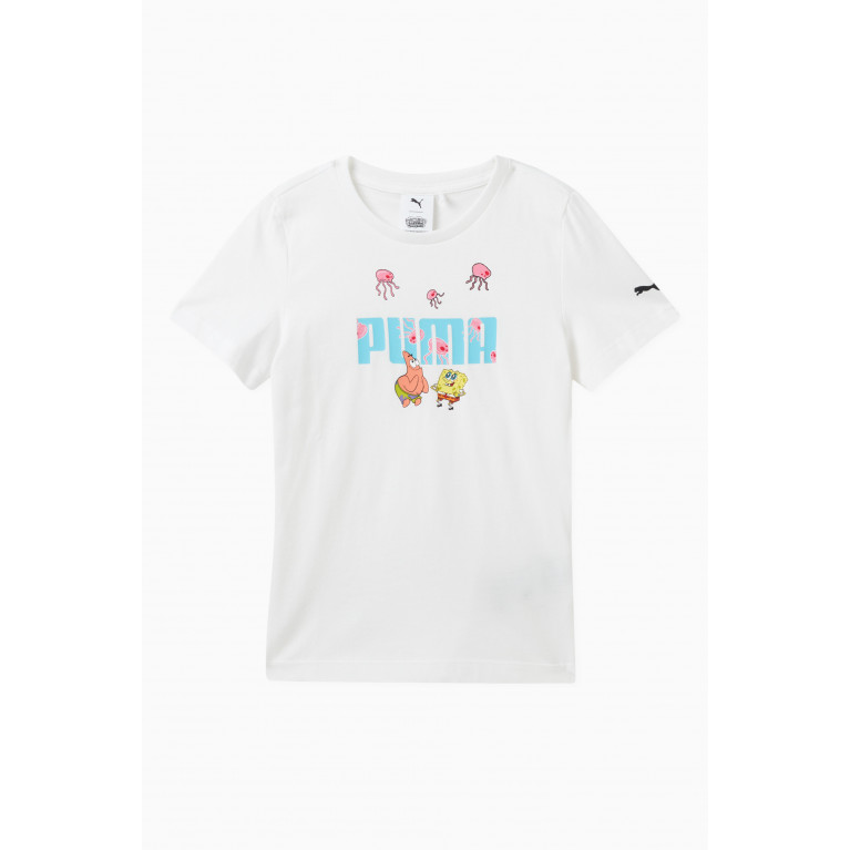 Puma - x Spongebob-print T-shirt in Cotton