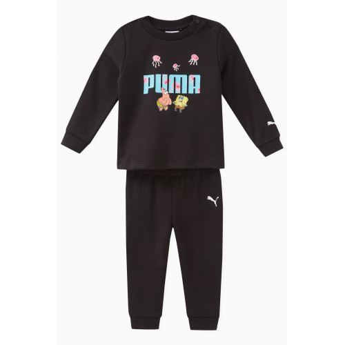 Puma - x Spongebob-motif Logo Tracksuit in Cotton
