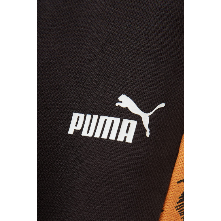Puma - Animal-print Logo Sweatpants in Cotton-blend