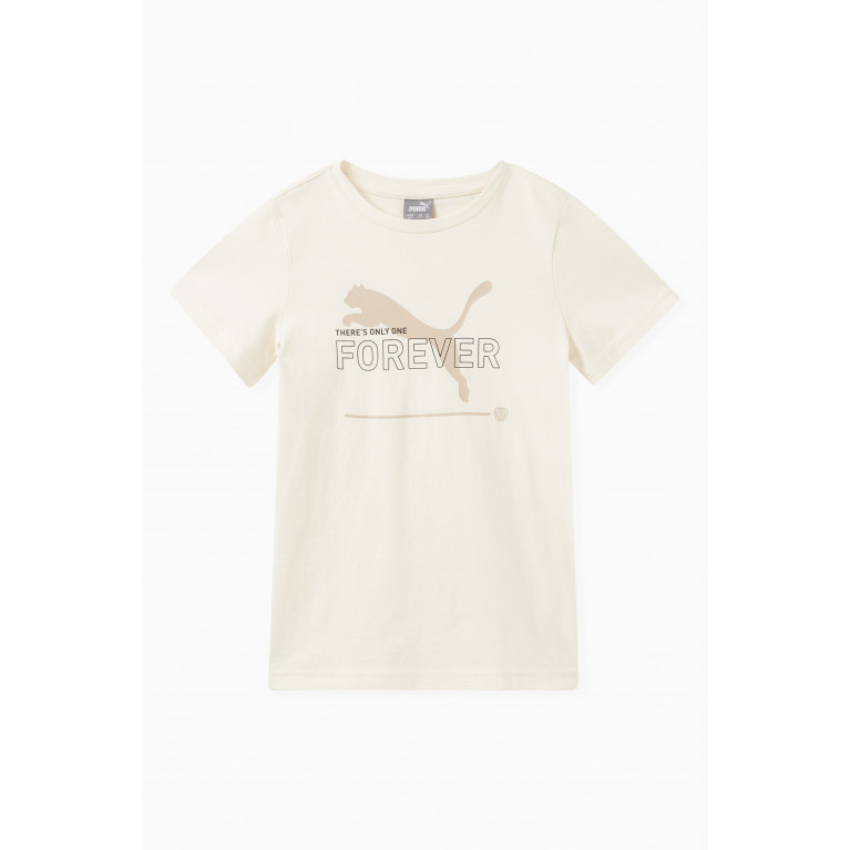 Puma - Essentials Logo-print T-shirt in Cotton