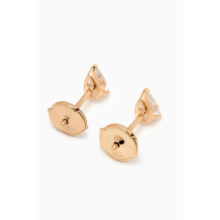 Fergus James - Pear Diamond Stud Earrings in 18kt Gold