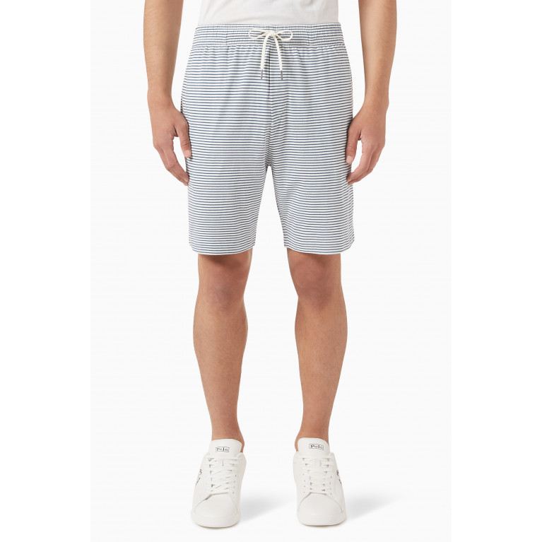 Polo Ralph Lauren - Athletic Striped Shorts in Cotton Jersey