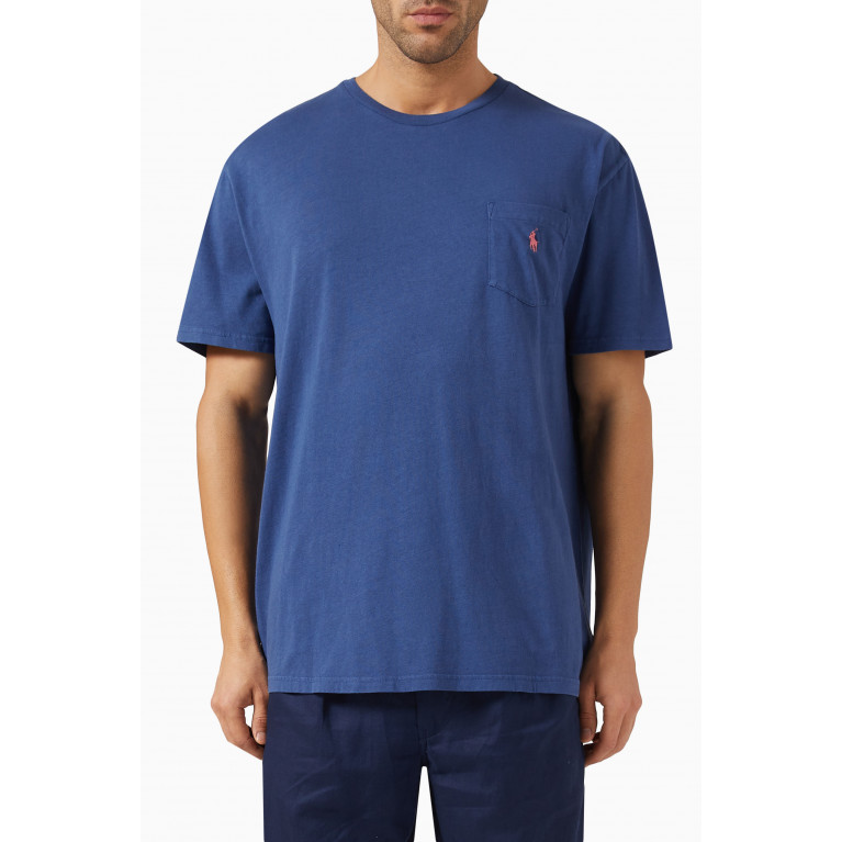 Polo Ralph Lauren - Logo Patch Pocket T-shirt in Cotton Blend