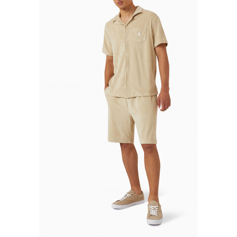 Polo Ralph Lauren - Camp Shirt in Cotton-poly Blend Terry